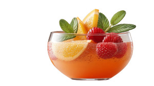 Fruit Punch Bowl Vinyl Car Decal Sticker – Waterproof & UV-Resistant 8"