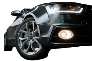 Car Front Close-Up Vinyl Car Decal Sticker – Waterproof & UV-Resistant 8"