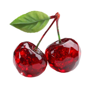 Crystal Cherries Vinyl Car Decal Sticker – Waterproof & UV-Resistant 8"