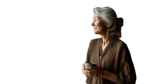 Evening Tea Moment Vinyl Car Decal Sticker – Waterproof & UV-Resistant 8"