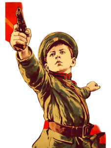 Young Soviet Hero Vinyl Car Decal Sticker – Waterproof & UV-Resistant 8"
