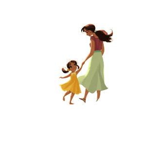 Mother And Daughter V12 Vinyl Car Decal Sticker – Waterproof & UV-Resistant 8" Mother And Daughter V12 Vinyl Car Decal Sticker – Waterproof & UV-Resistant 8"