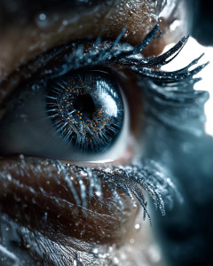 Cosmic Eye Microbes Vinyl Car Decal Sticker – Waterproof & UV-Resistant 8"