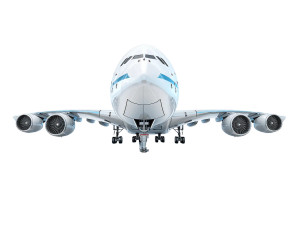 Modern Plane Illustration Vinyl Car Decal Sticker – Waterproof & UV-Resistant 8"