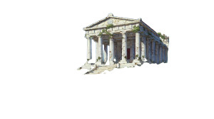 Ancient Greek Temple V2 Vinyl Car Decal Sticker – Waterproof & UV-Resistant 8" Ancient Greek Temple V2 Vinyl Car Decal Sticker – Waterproof & UV-Resistant 8"