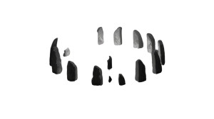 Sacred Stone Circle Vinyl Car Decal Sticker – Waterproof & UV-Resistant 8"