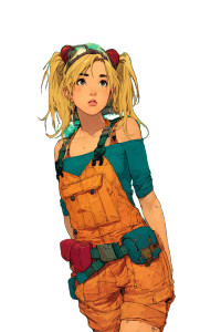 Futuristic Ai Girl Vinyl Car Decal Sticker – Waterproof & UV-Resistant 8"