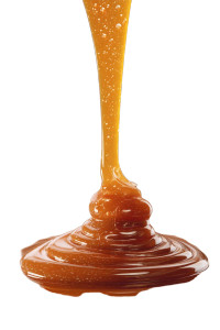 Caramel Sauce Pour Vinyl Car Decal Sticker – Waterproof & UV-Resistant 8"