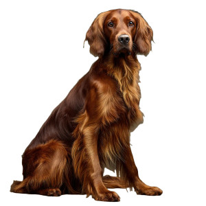 Irish Setter Dog Vinyl Car Decal Sticker – Waterproof & UV-Resistant 8"