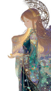 Ethereal Fantasy Maiden Vinyl Car Decal Sticker – Waterproof & UV-Resistant 8" Ethereal Fantasy Maiden Vinyl Car Decal Sticker – Waterproof & UV-Resistant 8"