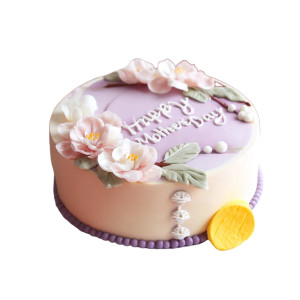 Elegant Qipao Cake Vinyl Car Decal Sticker – Waterproof & UV-Resistant 8"