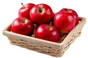 Fresh Red Apples Vinyl Car Decal Sticker – Waterproof & UV-Resistant 8"