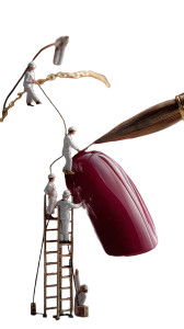 Tiny Nail Artists Vinyl Car Decal Sticker – Waterproof & UV-Resistant 8"