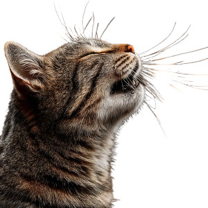 Singing Cat Vinyl Car Decal Sticker – Waterproof & UV-Resistant 8"