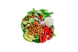 Colorful Healthy Salad Vinyl Car Decal Sticker – Waterproof & UV-Resistant 8"