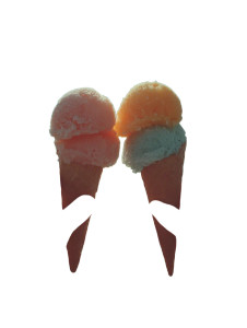 Vintage Beach Icecreams Vinyl Car Decal Sticker – Waterproof & UV-Resistant 8"