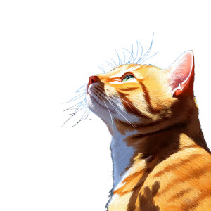 Spring Cat Vinyl Car Decal Sticker – Waterproof & UV-Resistant 8"