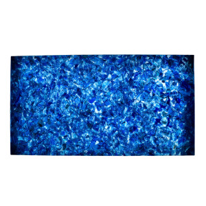 Blue Mottled Glass Vinyl Car Decal Sticker – Waterproof & UV-Resistant 8"