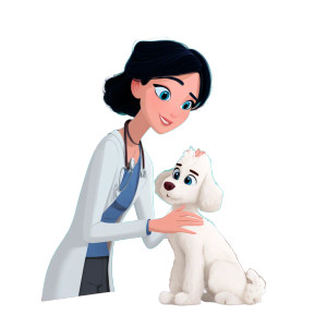 Veterinary With Poodle Vinyl Car Decal Sticker – Waterproof & UV-Resistant 8"