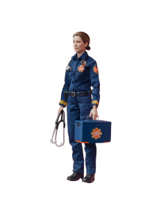 Paramedic Action Figure Vinyl Car Decal Sticker – Waterproof & UV-Resistant 8"