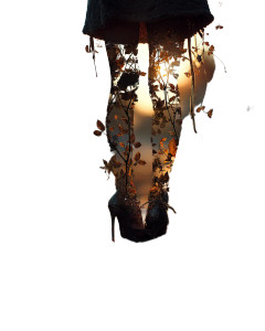 Translucent Forest Walker V4 Vinyl Car Decal Sticker – Waterproof & UV-Resistant 8"