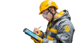 Nuclear Engineer Reviewing Vinyl Car Decal Sticker – Waterproof & UV-Resistant 8"