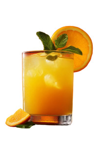 Sunset Drink Vinyl Car Decal Sticker – Waterproof & UV-Resistant 8"