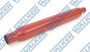 Dynomax Red Stainless Steel Exhaust Muffler | Thrush Glass Pack Sound | Heavy Duty Construction