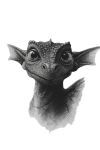 Baby Dragon Drawing V2 Vinyl Car Decal Sticker – Waterproof & UV-Resistant 8" Baby Dragon Drawing V2 Vinyl Car Decal Sticker – Waterproof & UV-Resistant 8"