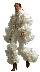 Avantgarde Model Portrait Vinyl Car Decal Sticker – Waterproof & UV-Resistant 8"