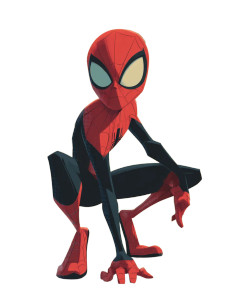 Spider-Man Cartoon V2 Vinyl Car Decal Sticker – Waterproof & UV-Resistant 8"