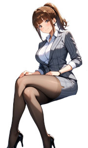 Anime Waifu V1853 Vinyl Car Decal Sticker – Waterproof & UV-Resistant 8"