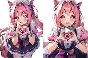 Anime Waifu V4102 Vinyl Car Decal Sticker – Waterproof & UV-Resistant 8"