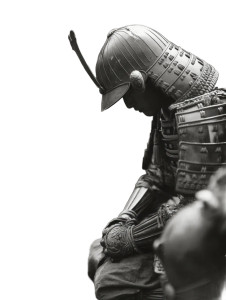 Samurai Aftermath Vinyl Car Decal Sticker – Waterproof & UV-Resistant 8"