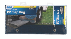 Camco 18 Inch Entry Step Rug | Blue | Weather Resistant | Easy Install Camco 18 Inch Entry Step Rug | Blue | Weather Resistant | Easy Install