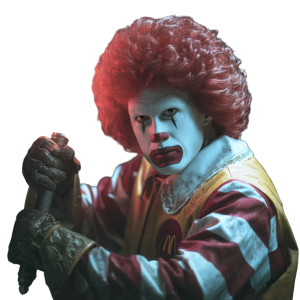 Evil Ronald Mcdonald Vinyl Car Decal Sticker – Waterproof & UV-Resistant 8"