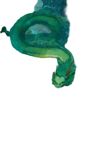 Jade Dragon Storm Vinyl Car Decal Sticker – Waterproof & UV-Resistant 8"