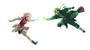 Anime Battle Scene Vinyl Car Decal Sticker – Waterproof & UV-Resistant 8"