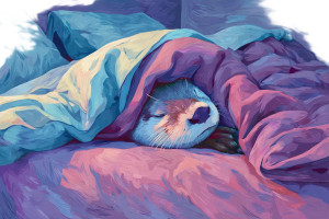 Sleeping Otter Art Vinyl Car Decal Sticker – Waterproof & UV-Resistant 8" Sleeping Otter Art Vinyl Car Decal Sticker – Waterproof & UV-Resistant 8"