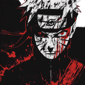 Pain From Naruto V2 Vinyl Car Decal Sticker – Waterproof & UV-Resistant 8"