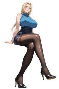 Anime Waifu V2574 Vinyl Car Decal Sticker – Waterproof & UV-Resistant 8"