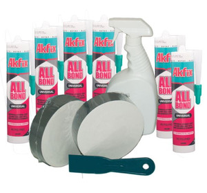 Dicor Corp. Roof Repair Kit | Seal-Tite for RV Walls and Ceilings | Complete Sealant Set with Tapes, Putty Knife, and Spray Bottle Dicor Corp. Roof Repair Kit | Seal-Tite for RV Walls and Ceilings | Complete Sealant Set with Tapes, Putty Knife, and Spray Bottle