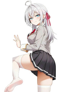 Anime Waifu V2741 Vinyl Car Decal Sticker – Waterproof & UV-Resistant 8"