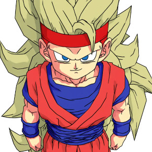 Ssj3 Goku V4 Vinyl Car Decal Sticker – Waterproof & UV-Resistant 8"