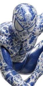 Porcelain Spider-Man V2 Vinyl Car Decal Sticker – Waterproof & UV-Resistant 8"