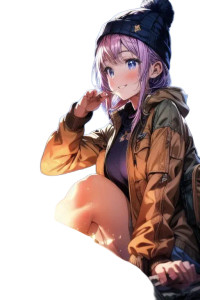 Anime Waifu V3389 Vinyl Car Decal Sticker – Waterproof & UV-Resistant 8"