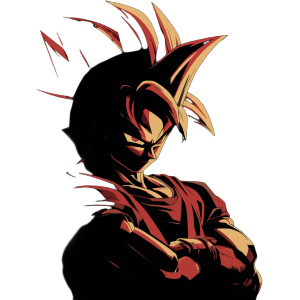 Goku Super Saiyan 3 V7 Vinyl Car Decal Sticker – Waterproof & UV-Resistant 8"