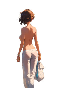 Anime Waifu V3899 Vinyl Car Decal Sticker – Waterproof & UV-Resistant 8"