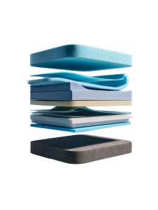 Layered Mattress Cutaway Vinyl Car Decal Sticker – Waterproof & UV-Resistant 8"