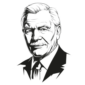 Distinguished Gentleman Portrait Vinyl Car Decal Sticker – Waterproof & UV-Resistant 8" Distinguished Gentleman Portrait Vinyl Car Decal Sticker – Waterproof & UV-Resistant 8"